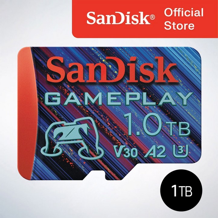 샌디스크코리아 공식인증정품  게임전용 익스트림 마이크로 SD 카드 QXAV GamePlay 게임플레이