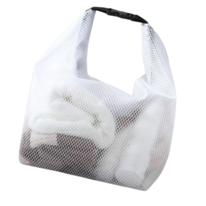 수호리스 특대형 세면 파우치 방수 워터백, 화이트