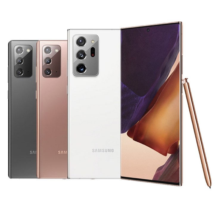 리퍼폰삼성 갤럭시노트20울트라 256GB센터판 미사용 중고폰 공기계 알뜰폰 자급제, 256GB, 브론즈