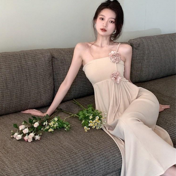여성 여름 퍼프소매 원피스 여성 여름 퍼프소매 원피스