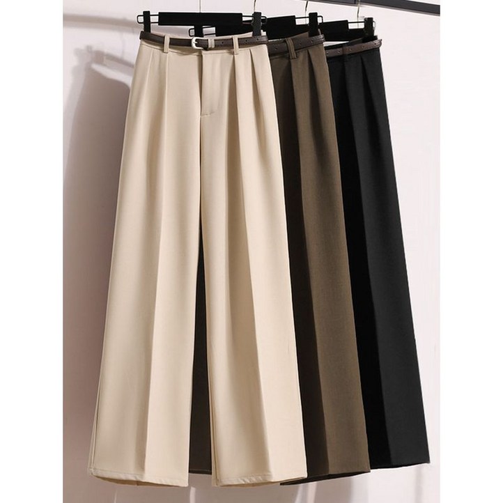 베나프 리벤 뒷밴딩 핀턱 슬랙스BJ3LP002