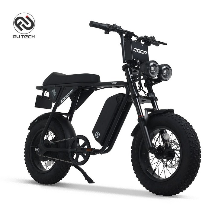 AU테크 엑스트랙 몬스터 쿱 COOP 팻바이크 자토바이 최대 850W 전기자전거 48V 15Ah