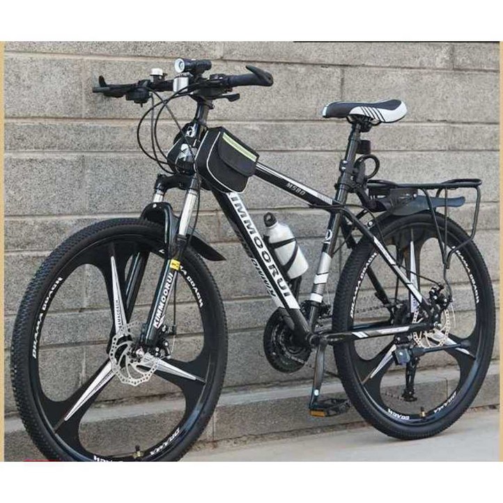 청소년 성인 산악자전거 남성용 24인치 초경량 변속 자전거 산악 MTB, 2426인치 랜덤스포크휠, 1개, 140cm