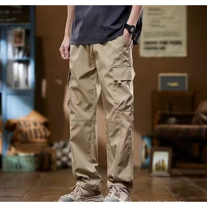 차쿠 남성 캐주얼 카고바지 낚시 아웃도어 카고팬츠 방수 방풍 멀티포켓 4계절 여름 겨울 기모 카고 바지 작업바지