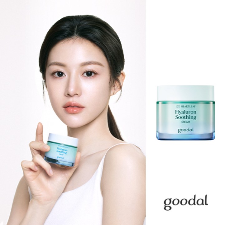 구달 어성초 히알루론 수딩 크림 쿨링 진정 수분크림, 75ml, 1개
