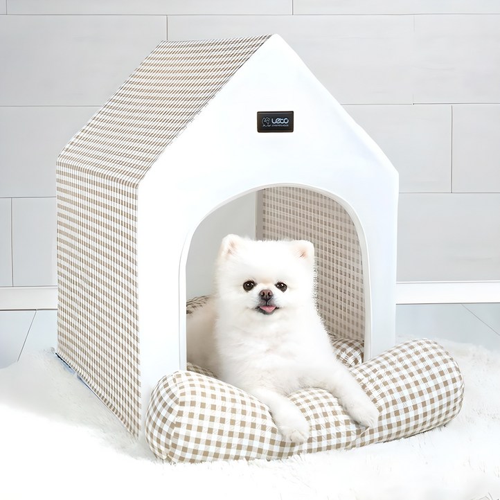 레토 강아지집 고양이 목받침 쿠션 하우스