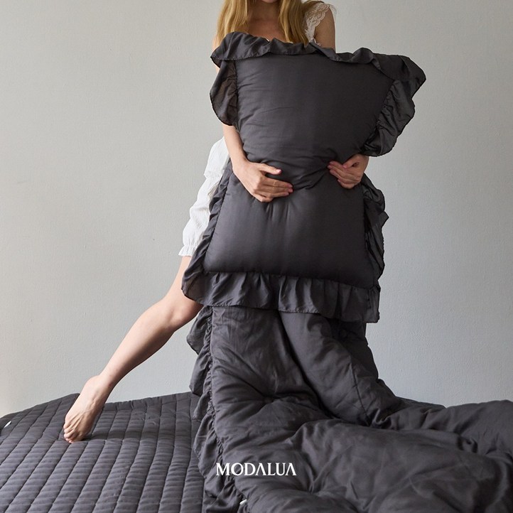 공식인증 에그룸 하이엔드 텐셀모달100 프릴 차렵이불 4color