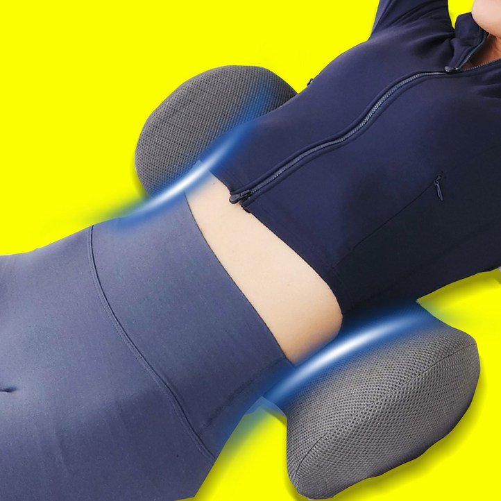 척추기립근 지지 닥터레벨 허리베개 허리 전용 요추 쿠션 기능성 베개