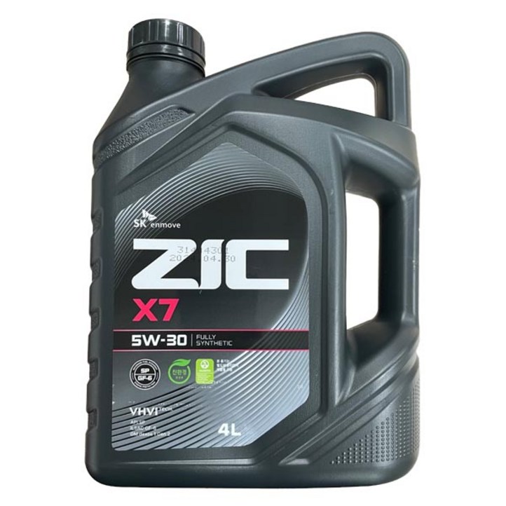 ZIC X7 5W30 SP 1L 가솔린 엔진오일, 1개, 5w30