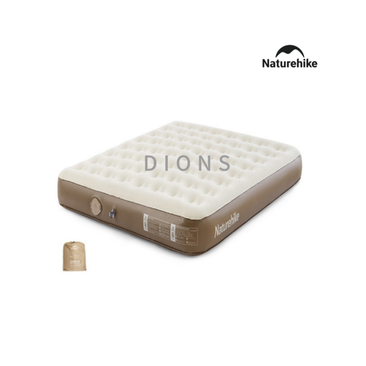 오늘발송 네이처하이크 에어침대 캠핑매트 에어펌프 내장형 25cm 2인용 더블