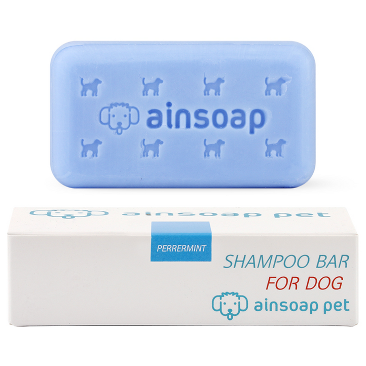 아인솝 강아지 비누 페퍼민트향  비누거품망