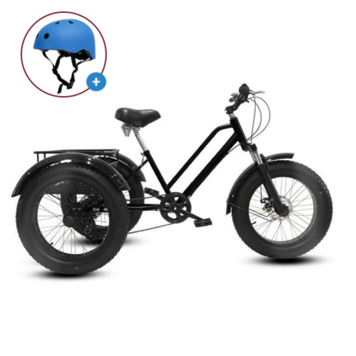 성인 세발자전거 성인용 삼륜자전거 어른 헬멧 기본 구성품