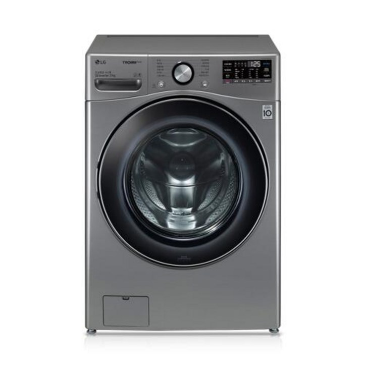 [세탁기21kg] LG 트롬 드럼세탁기 모던스테인리스[F21VDA]