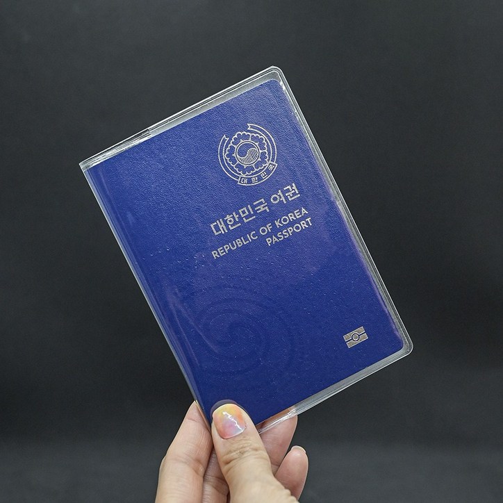 투명여권케이스 신여권케이스 스크래치방지 여권커버 2개 - 투데이밈