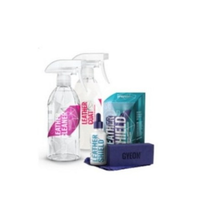 가죽코팅 3종 레더클리너 마일드 500ml 레더쉴드 50ml 레더코트 400ml