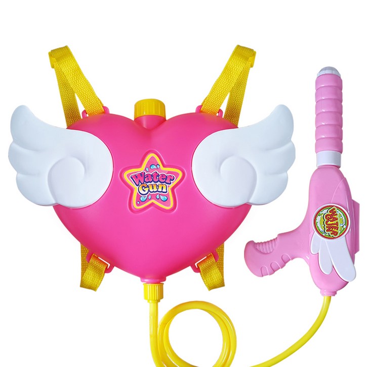 애들랜드 천사 배낭물총, 핑크 외, 1개