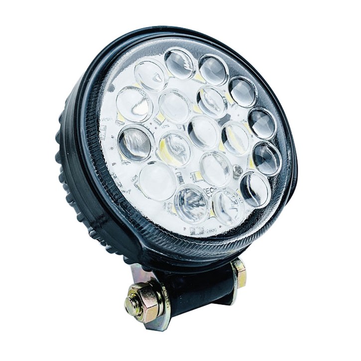 제이엠모터스 차량용 방수 LED 써치라이트 해루질 작업등 48W 05 LED써치등 원형, 05_국산 LED써치등 [원형-24V전용], 1개 4