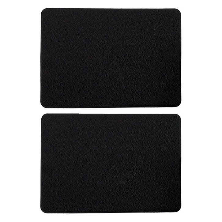 대한오토모빌 미끄럼방지 일반형 대시보드 차량용 논슬립 패드, 2개, 블랙