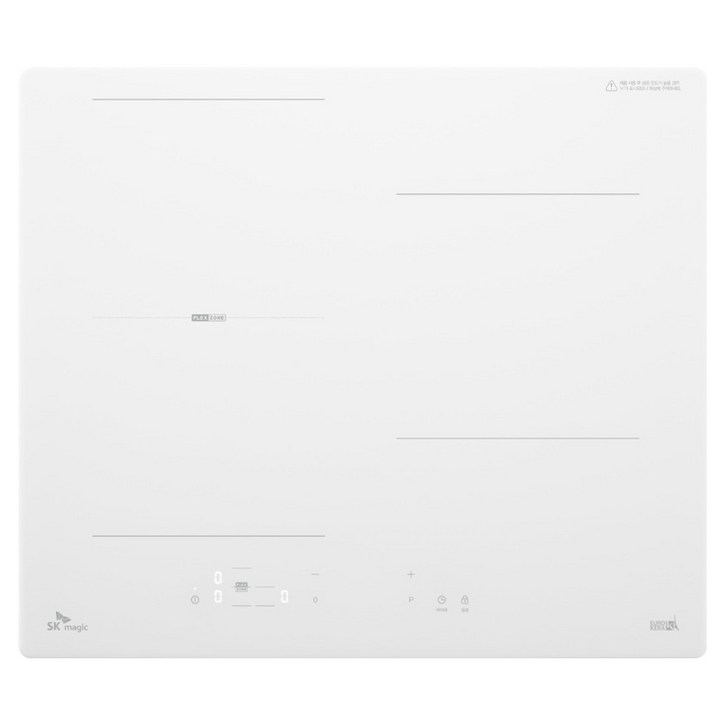 SK매직 보더리스 전기레인지 인덕션 3구 화이트