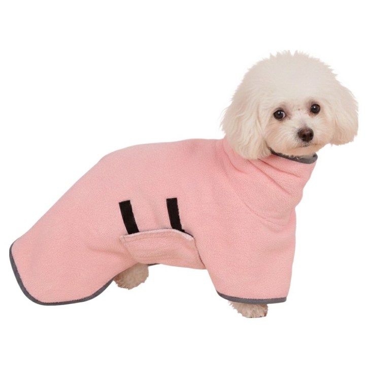 둥둥펫 반려동물 목욕 수건 극세사 뽀송 샤워 가운
