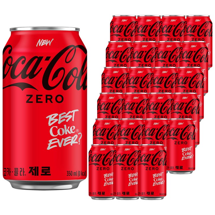코카콜라 제로, 350ml, 24개