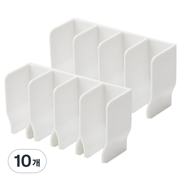 심플리아 무타공 화장품 욕실용품 공중부양 튜브형 정리대, 10개, 화이트