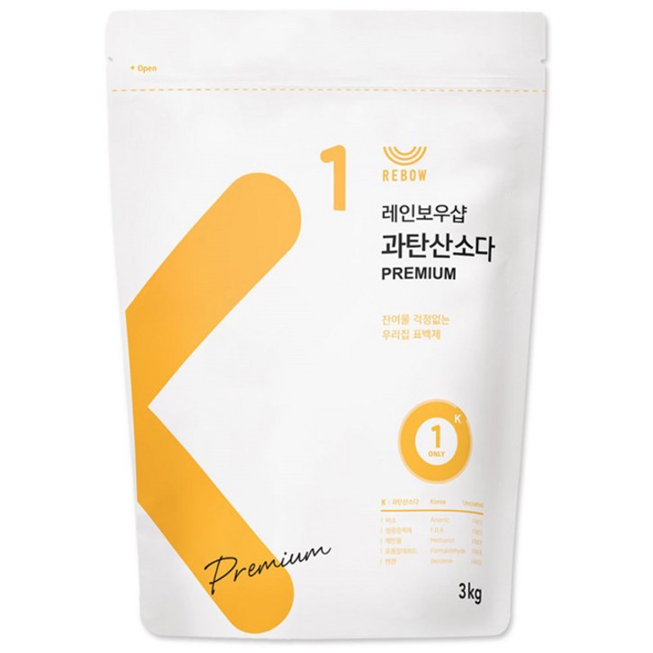 레인보우샵 과탄산소다 프리미엄, 3kg, 1개