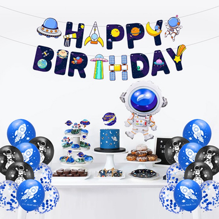 이자벨홈 우주세계 생일파티 풍선 가랜드 세트, 우주비행사세트, 1세트 이자벨홈 우주세계 생일파티 풍선 가랜드 세트, 우주비행사세트, 1세트