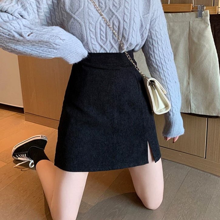 어썸풀 센더 A라인 미니 스커트 어썸풀 센더 A라인 미니 스커트