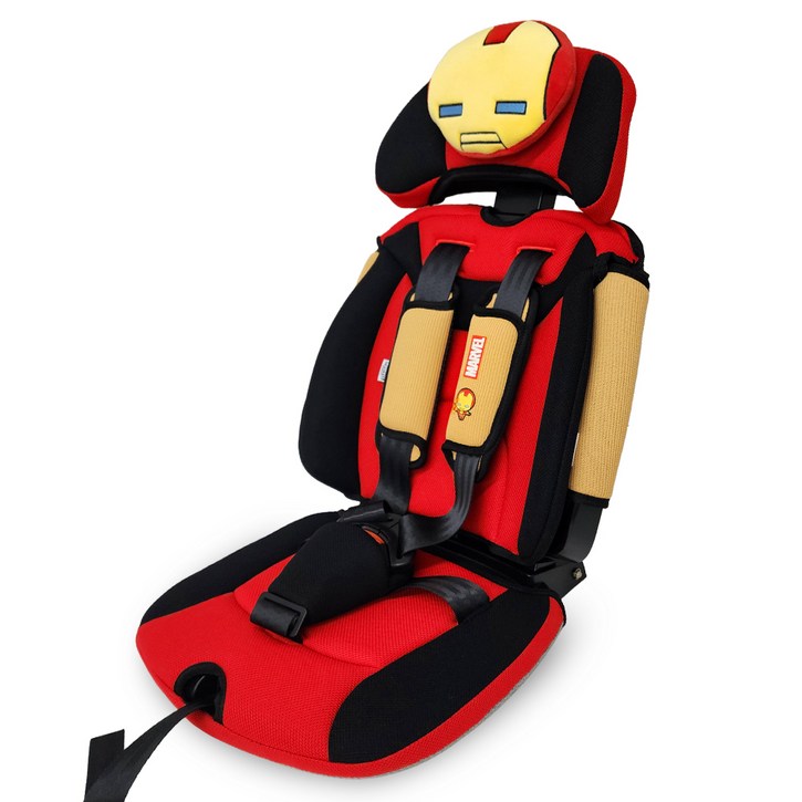 카이프 주니어용 마블 프리미엄 휴대용 카시트 일체형 ISOFIX, 아이언맨