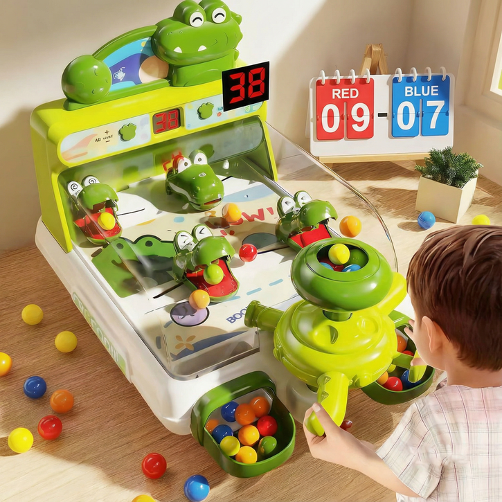 토요요 악어 사격 장난감 미니 오락실 키즈 완구 생일선물DEY1