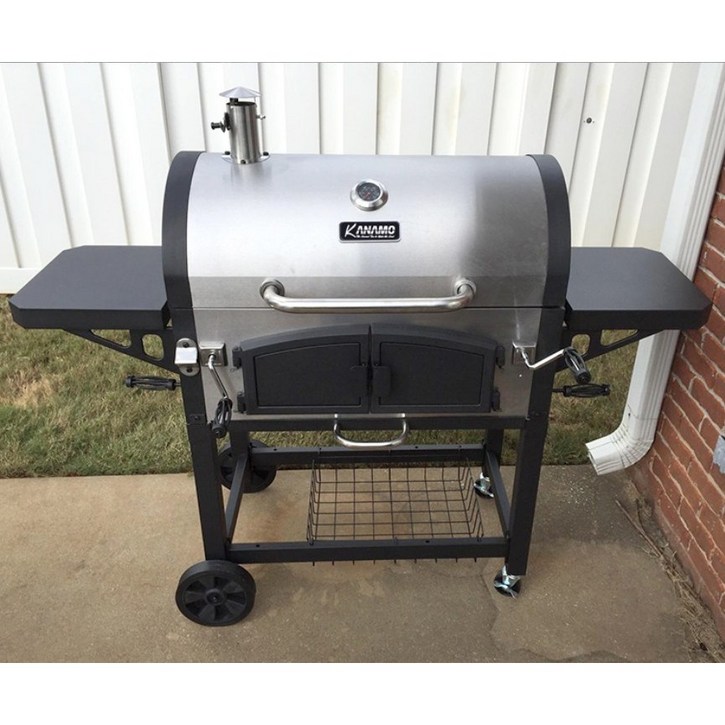 마켓머큐리 야외 이동식 바베큐 법랑 그릴, 1개