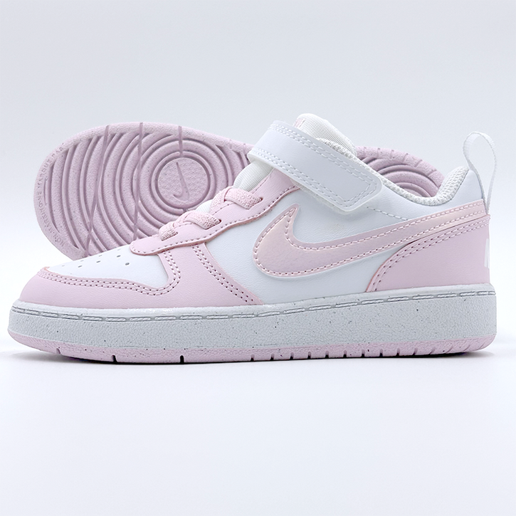 나이키 키즈 핑크 코트 버로우 리크래프트 찍찍이 운동화 벨크로 정품 DV5458105