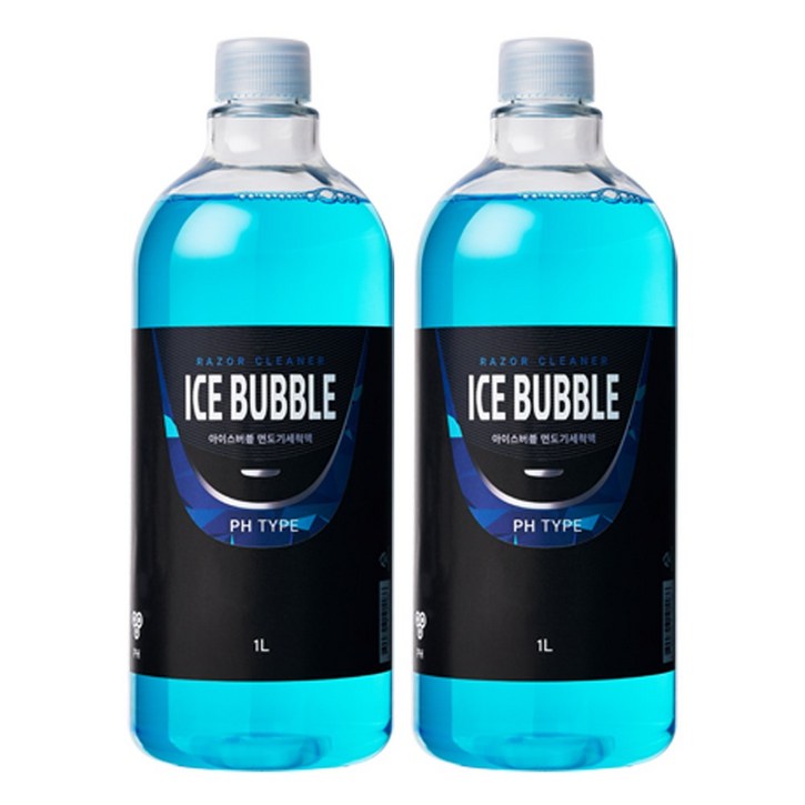 아이스버블 면도기세척액 1L 브라운필립스파나소닉 전기면도기 호환 리필액