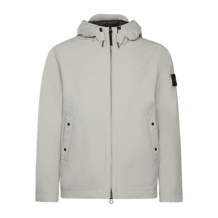 스톤 아일랜드 후드 집업 재킷