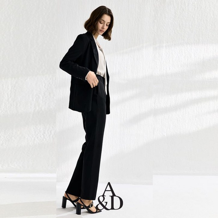 AD 에이앤디 스트레치 원버튼 수트 셋업