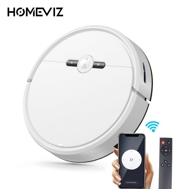 HOMEVIZ 스마트 로봇 물걸레 청소기 SD-1 로봇청소기+물탱크, SD-1