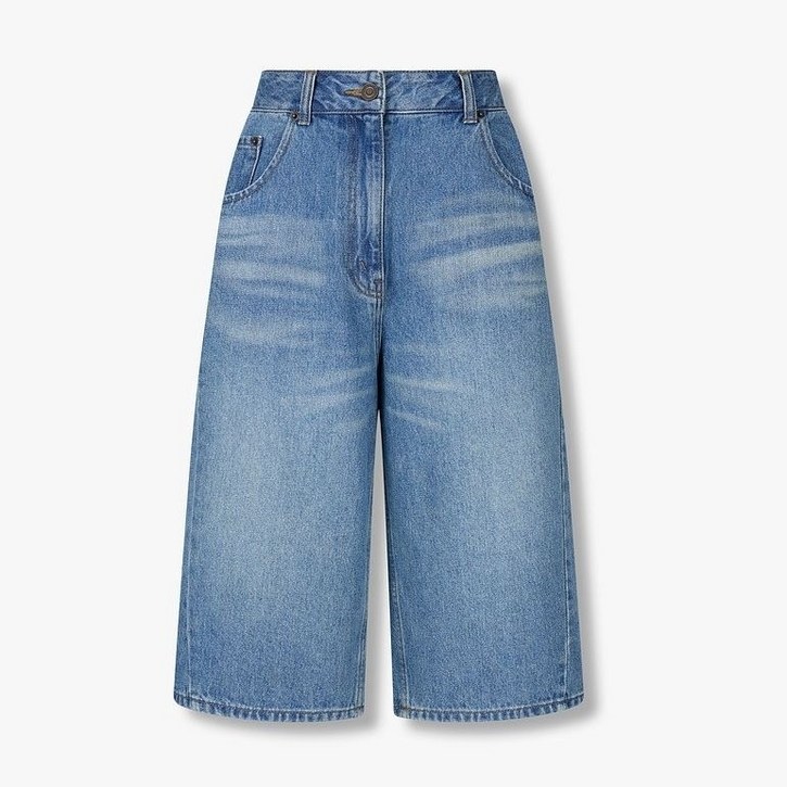 스튜디오 톰보이 백 디테일 배기핏 하프 데님팬츠 9105362108 303181