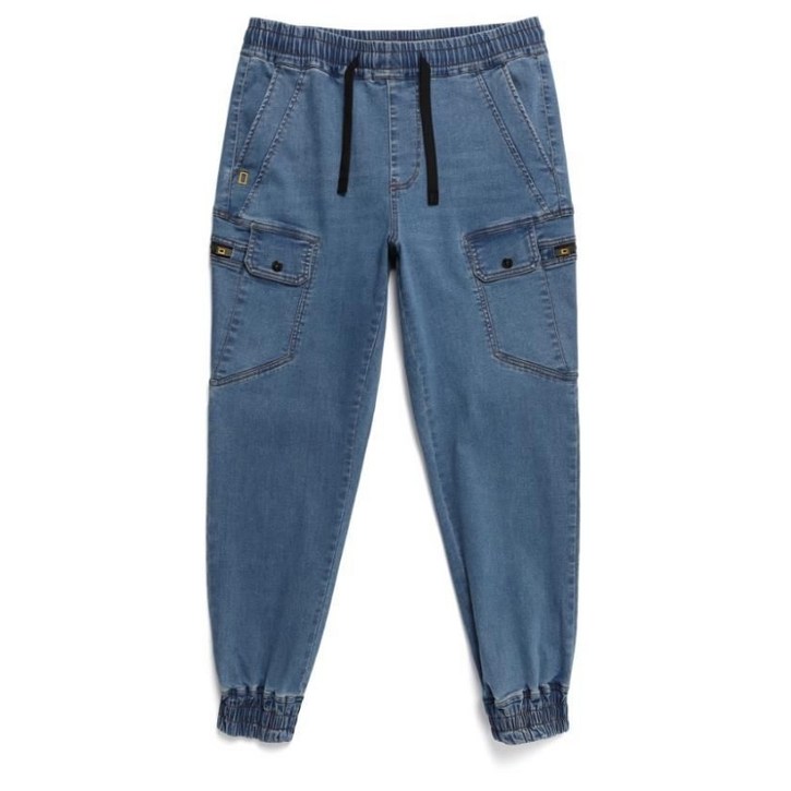 백화점 선별상품 내셔널지오그래픽 남성 DENIM 스트링 조거 PANTS N221MPT090 168299