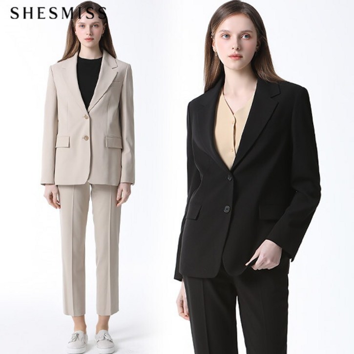 쉬즈미스 2SET 쉬즈미스SHESMISS 투버튼 싱글 재킷슬림팬츠 2종세트 쉬즈미스 2SET 쉬즈미스SHESMISS 투버튼 싱글 재킷슬림팬츠 2종세트