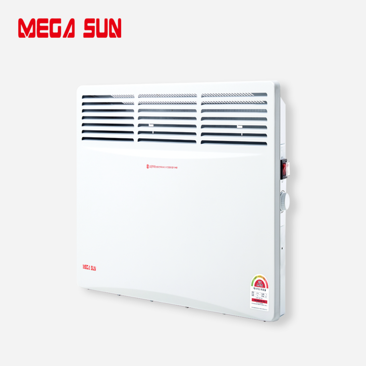 메가썬 컨벡터 히터 난방기 2단조절 스탠드 벽걸이 겸용