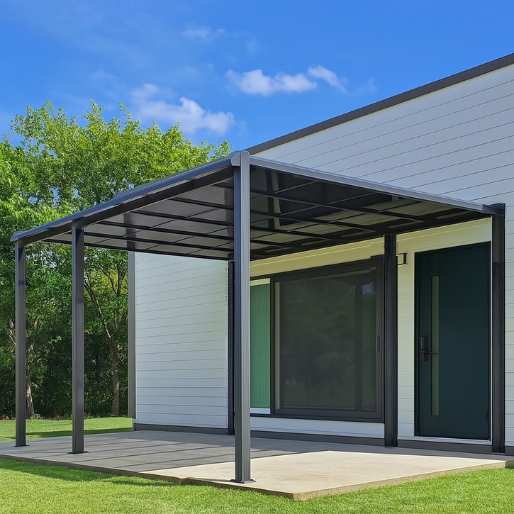 [국내발송] 리자드 독립형 렉산  알루미늄 파고라 스카이 어닝 PC100