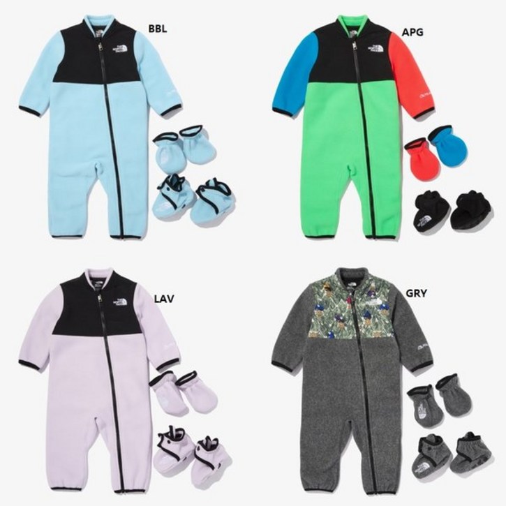 매장정품 노스페이스 NORTHFACE키즈 NQ4FN94 베이비 데날리 원피스 세트 BABY DENALI ONE PIECE SET 1107171