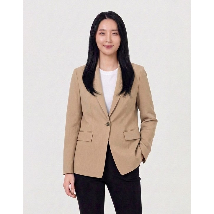 크로커다일레이디 원버튼 정장 자켓 OHCMJK502