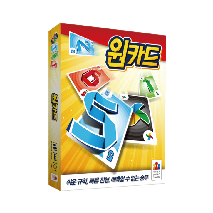 코리아보드게임즈 원카드, 혼합색상, 1개 코리아보드게임즈 원카드, 혼합색상, 1개
