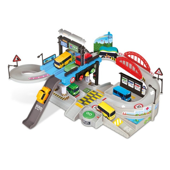 타요 신호등 교통놀이 플레이세트, 혼합색상, 1개