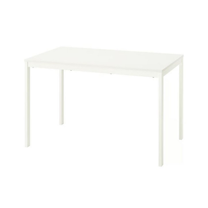 이케아 VIHALS 비할스 확장형테이블 화이트 120/180x74cm 105.927.37