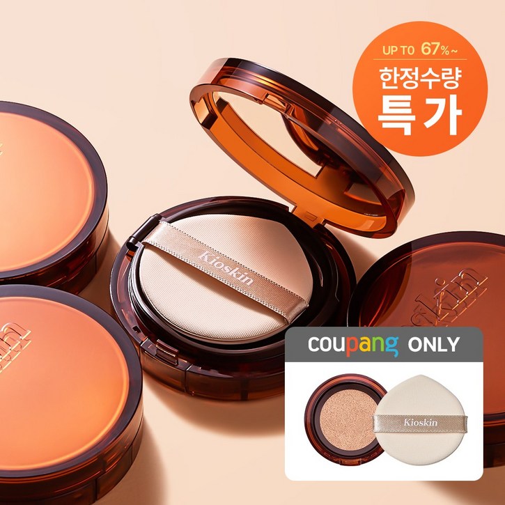 국내 유일 75시간 지속 완벽 커버 광채 기미 쿠션 14g, 본품리필, 21호, 2개
