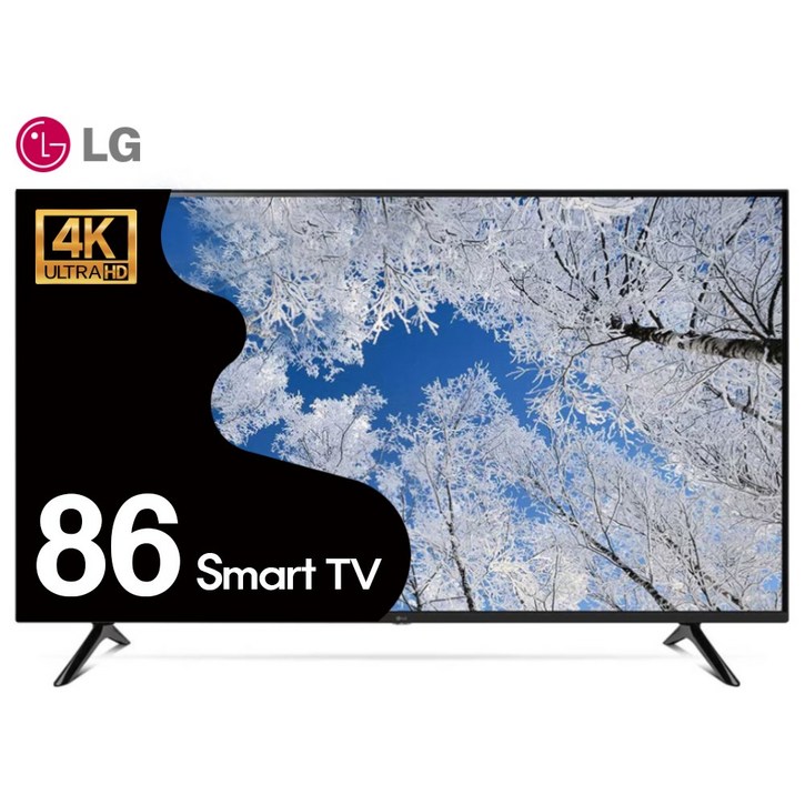 LG 218cm86인치 4K UHD 스마트TV 대형 86UQ7070, 방문설치, 벽걸이형, 86UQ7070수도권, 218cm86인치