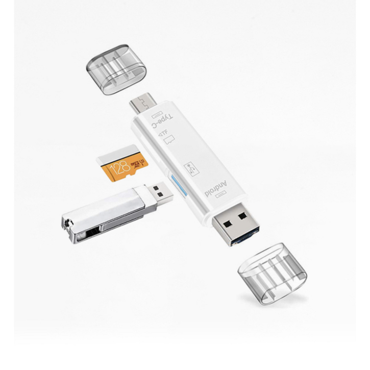 3in1 멀티 마이크로SD 카드리더기 스마트폰 OTG연결 블랙박스 TF카드, 블랙 10